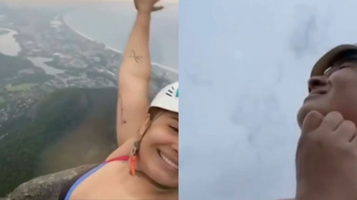 Turista De Mt Filma Momento Em Que Raio Cai E Mata Guia No Rio De