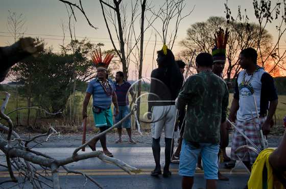 Protesto índios