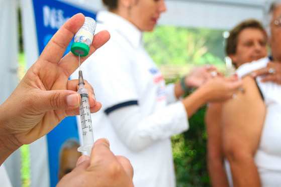 vacina/vacinação contra a gripe/saúde