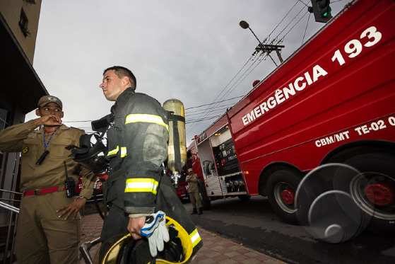 incêndio/centro/bombeiros/Edifício Ipanema