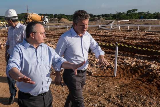 Pedro Taques - Mauro Mendes - obras pronto socorro