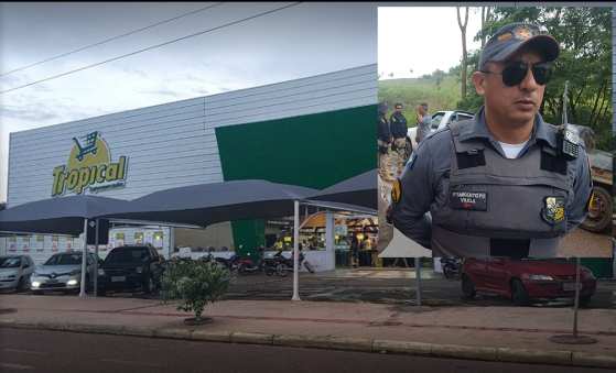 policial morto no mercardo tropical em rondonopolis