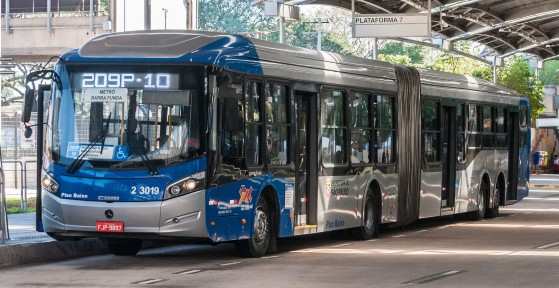 Modal ônibus articulado modelo