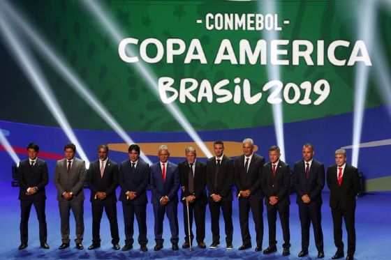 Copa Am&eacute;rica 2019 Brasil - encontro treinadores