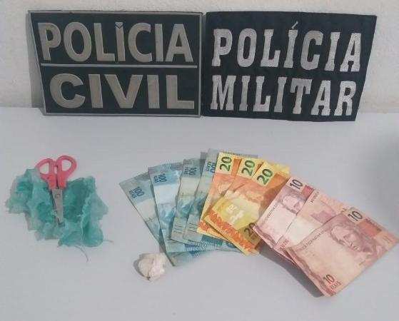 policia militar/dinheiro/droga