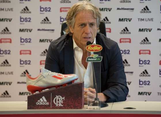 T&eacute;cnico Jorge Jesus do Flamengo