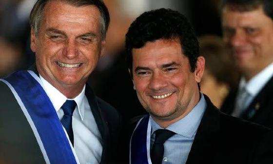 Bolsonaro e Sérgio Moro