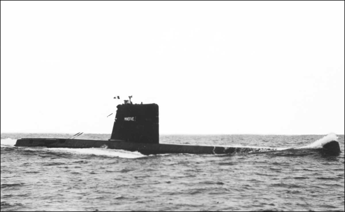Submarino franc?s La Minerve desaparecido em 1968