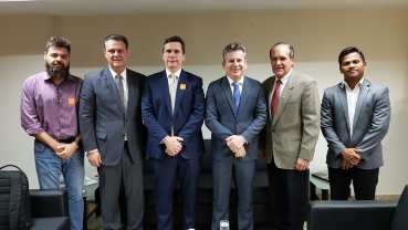 Governador Mauro Mendes se reÃºne com o secretÃ¡rio Nacional de Mobilidade Urbana
