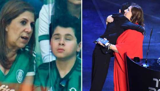 M&atilde;e que narra jogo para filho cego, ganha pr&ecirc;mio da FIFA