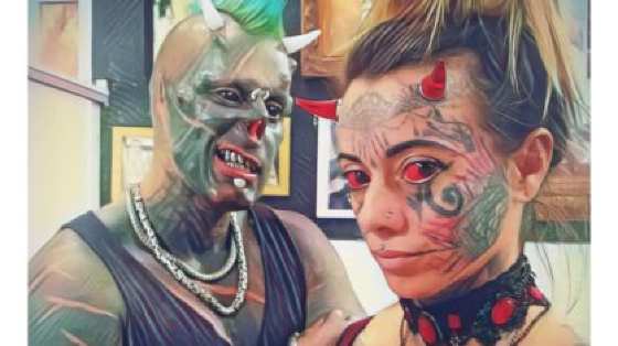 DIABÃO E  MULHER DEMONIO