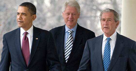 obama, clinton, bush
