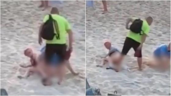 CASAL É INTERROMPIDO A CHINELADAS