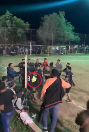 ARBITRO É ESPANCADO EM CAMPO