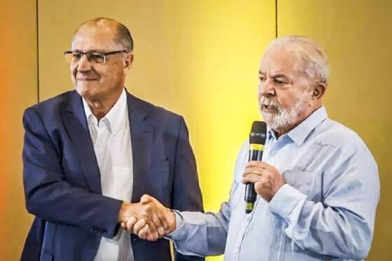 Lula e Alckmin 