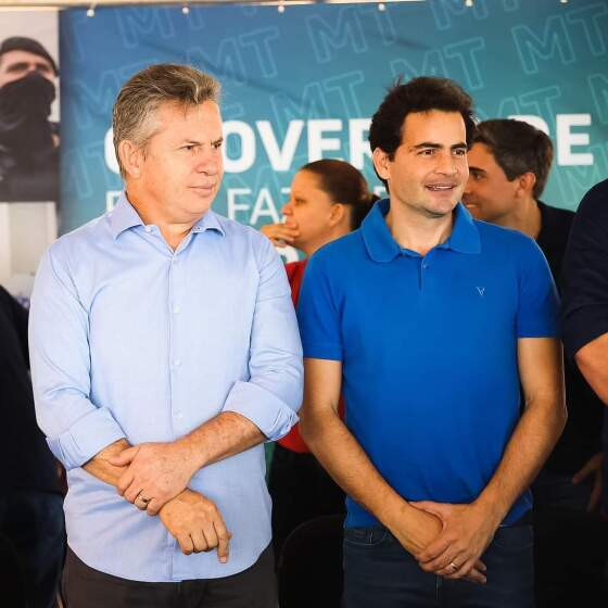 Mauro Mendes e Fábio Garcia 
