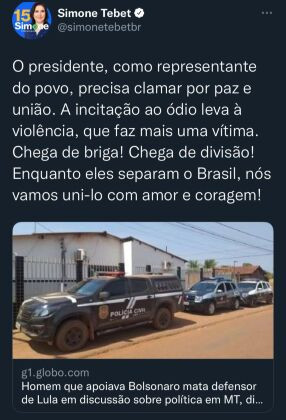 Presidenci&aacute;veis lamentam morte de lulista