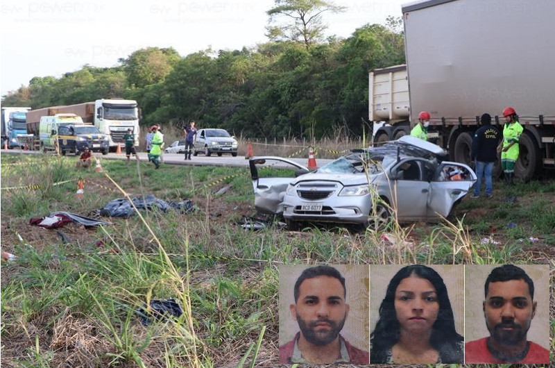 Veja quem são as vítimas do acidente entre caminhonete e duas carretas na  BR-163 em MT - Primeira Hora