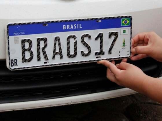 placa mercosul