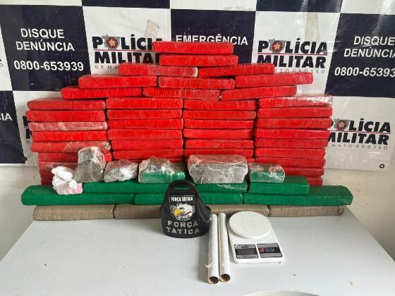 Força Tática prende homem em flagrante com 64 tabletes de maconha.jpg