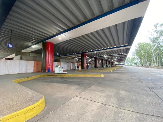rodoviária cuiabá vazia