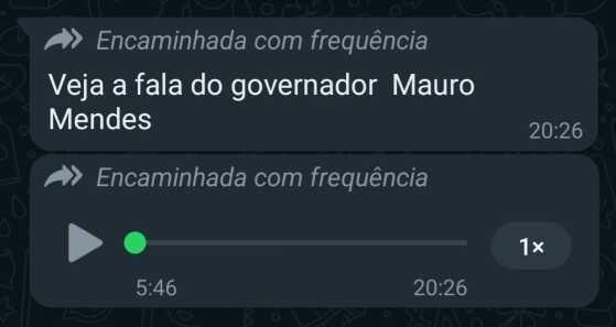 Mauro mendes áudio 
