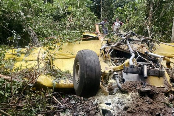 Avião agrícola acidente