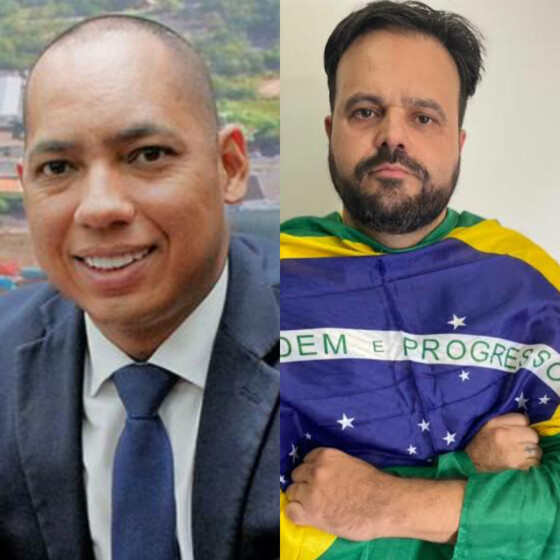 Juca do Guaraná e delegado Claudinei Lopes