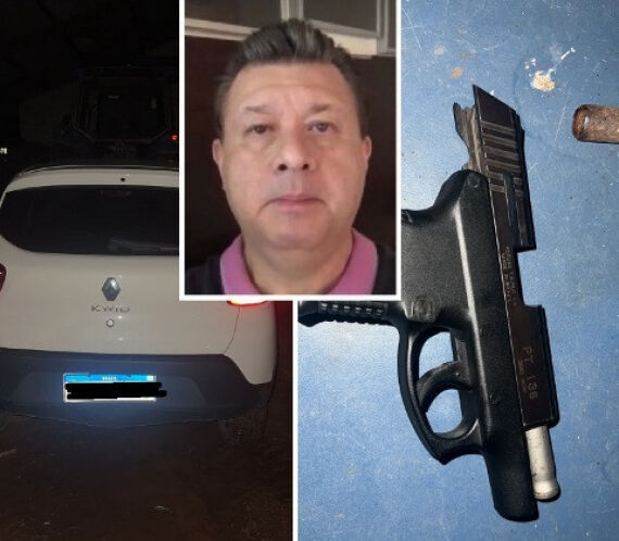 Carlinhos Bezerra arma e carro