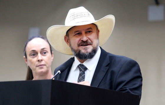 gilberto cattani e esposa