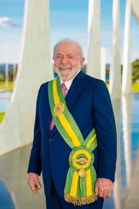 Nova imagem oficial do presidente Luiz Inácio Lula da Silva