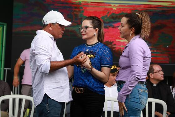 virginia mendes e prefeito de pontal