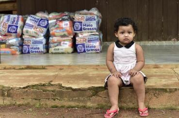 SER Fam&iacute;lia Ind&iacute;gena - entrega de cestas b&aacute;sicas para OCA - Vila Bela da Sant&iacute;ssima Trindade