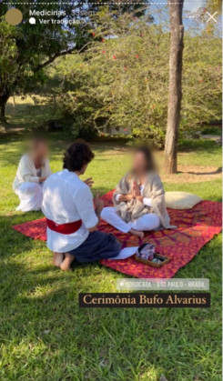 RITUAIS RELIGIOSOS VENENO DE SAPO