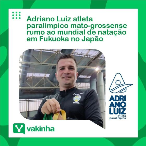 Paratleta que vai pro Japão vakinha