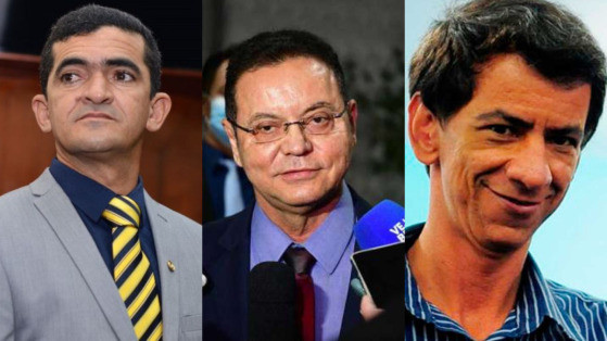 Elizeu Nascimento, Eduardo Botelho e Adair José respectivamente 