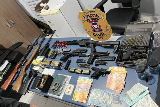 Armas apreendidas 