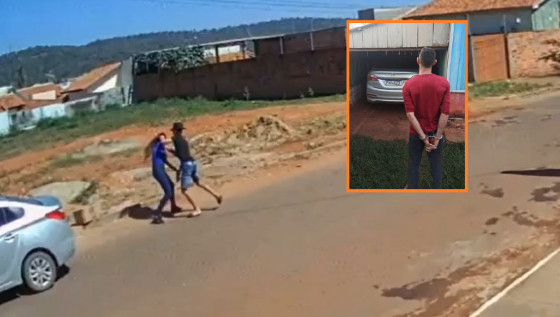 Esfaqueou mulher na rua em Pontes e Lacerda