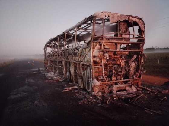 fogo onibus passageiros juína