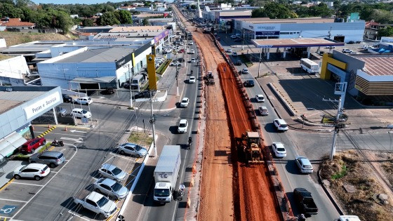 Região do Zero KM em frente ao aeroporto recebe trânsito de todas