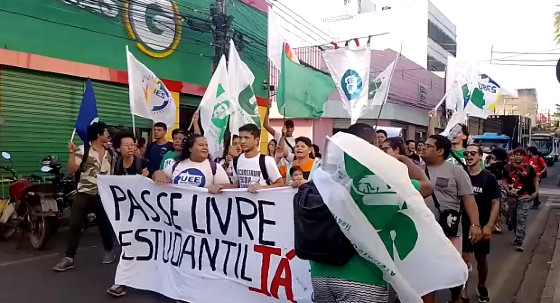 manifestação estudantes mtu 