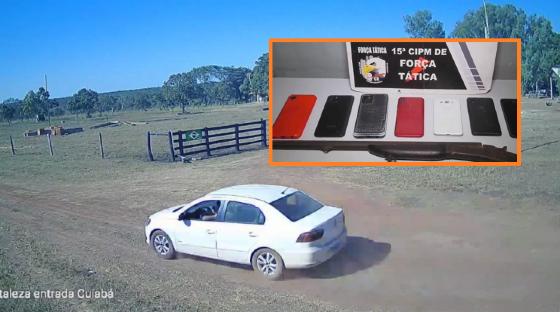 Bandidos presos em roubo de fazenda 