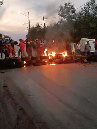 fogo protesto jd uniao