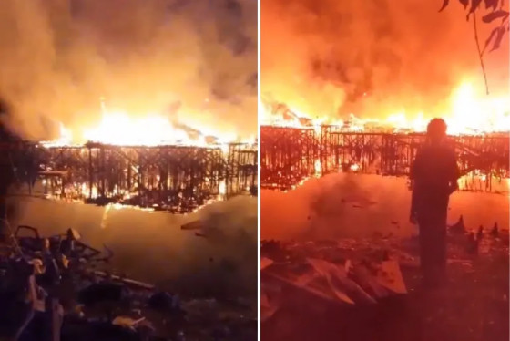 FOGO SOBRE AS ÁGUAS