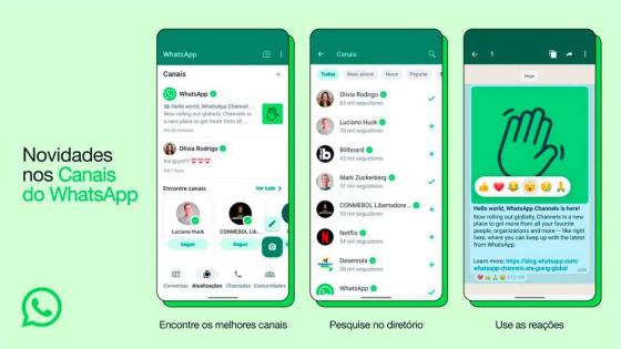 canais no whatsapp