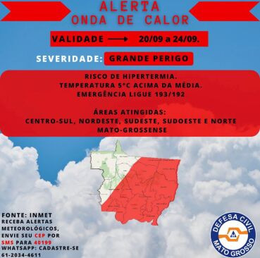 Defesa civil calor