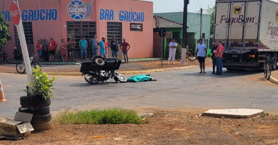 Acidente Vera moto 
