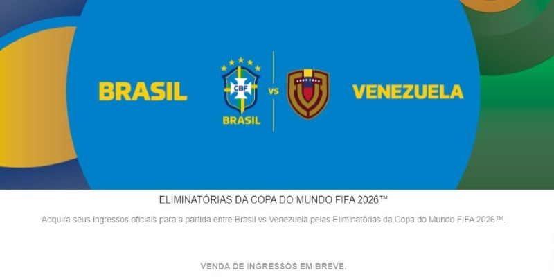 CBF faz acordo com Imply para vendas de ingressos no jogo do Brasil nas  Eliminatórias da Copa 2026