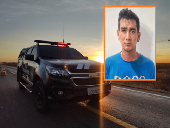 Polícia Faz buscas por criminoso