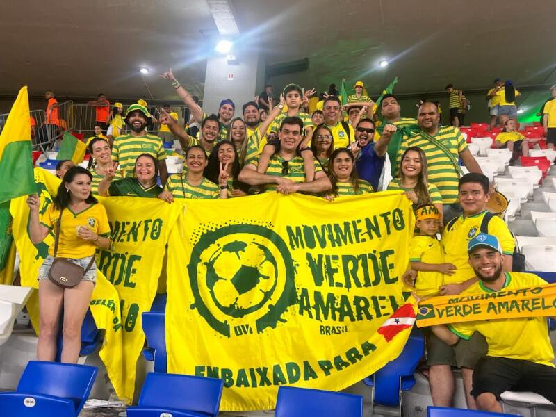 Na noite de ontem após o jogo do Brasil e Venezuela em Cuiabá, o